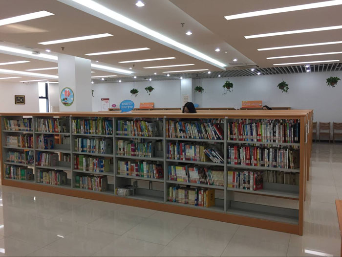 图书架安装实景